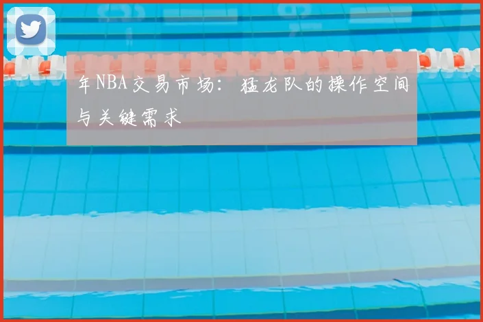 年NBA交易市场：猛龙队的操作空间与关键需求
